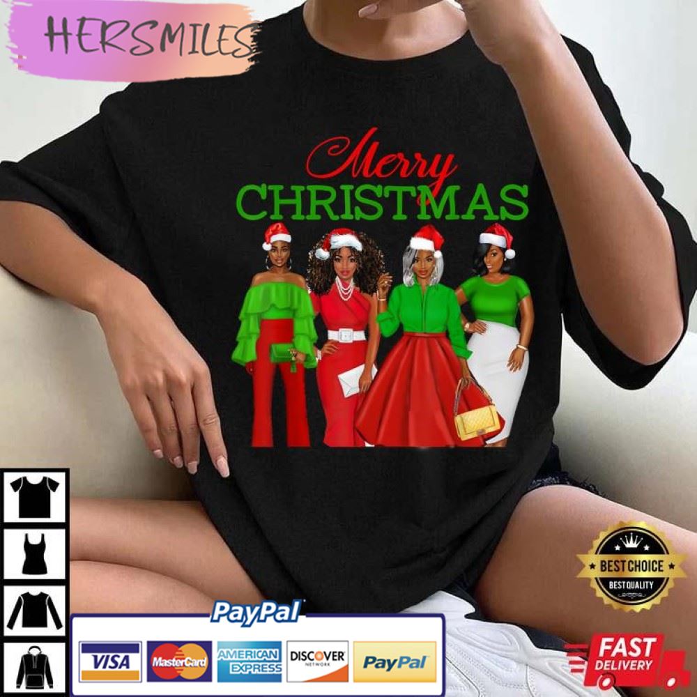 Christmas Black Women African American Best T-Shirt Christmas Black Women African American Best T-Shirt