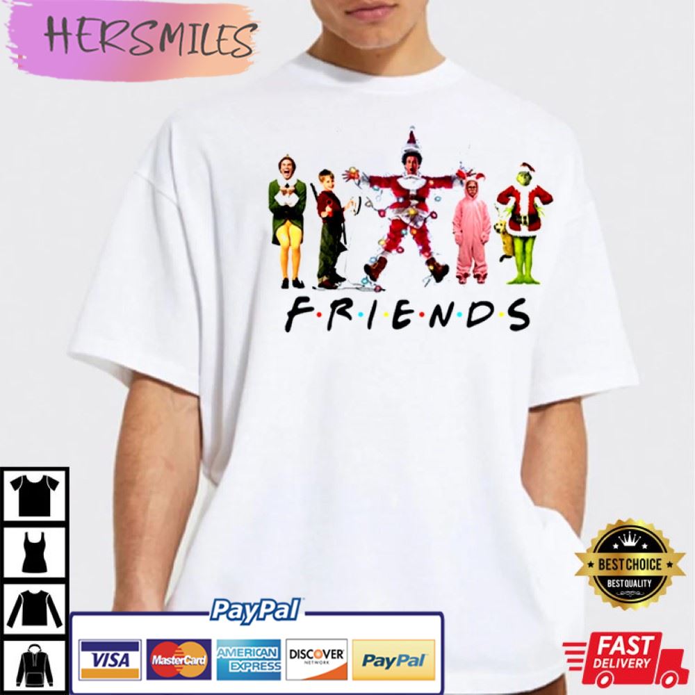 Christmas Friends Family Funny Movie T-shirt