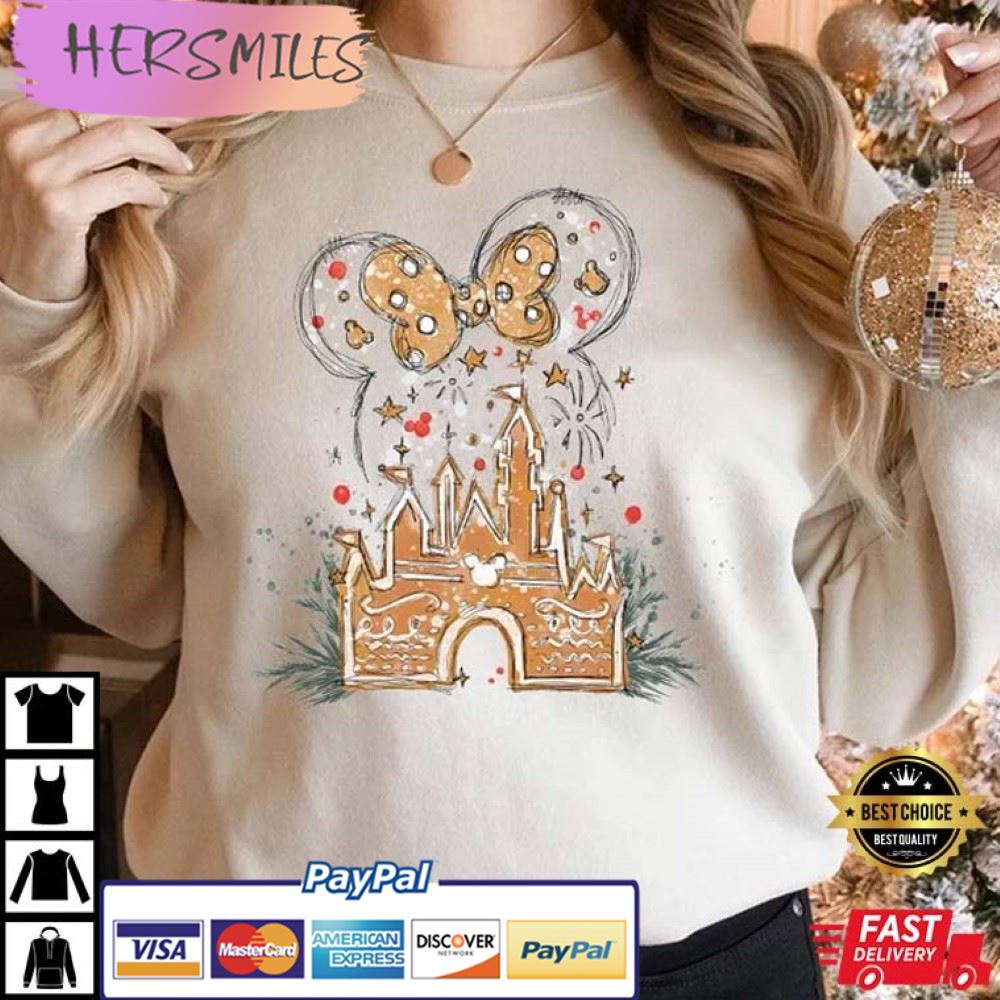 Christmas Gingerbread Castle T-shirt
