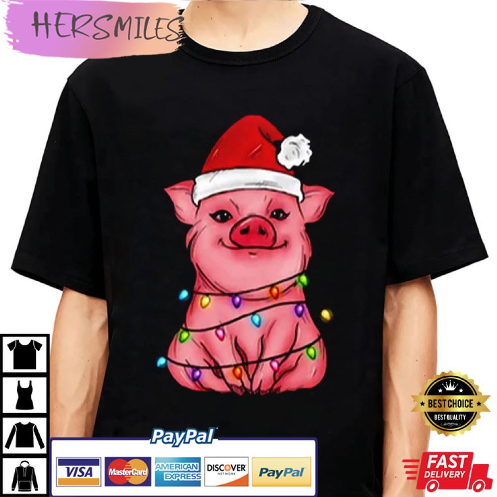 Christmas Shirt, Cute Pig Best T-Shirt Christmas Shirt, Cute Pig Best T-Shirt