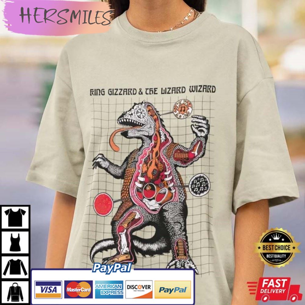 Chunky Shrapnel King Gizzard & The Lizard Wizard New T-Shirt