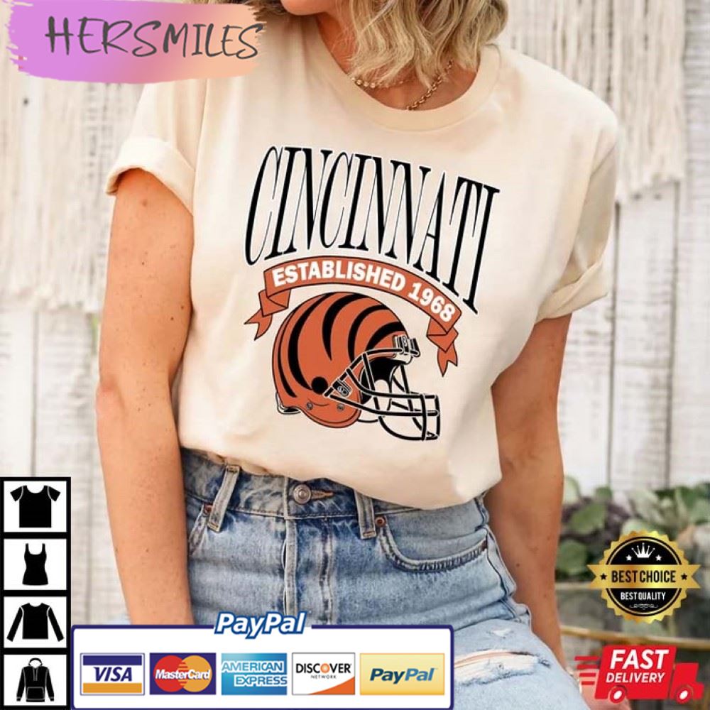 Cincinnati Bengals Established 1968 Best T-Shirt