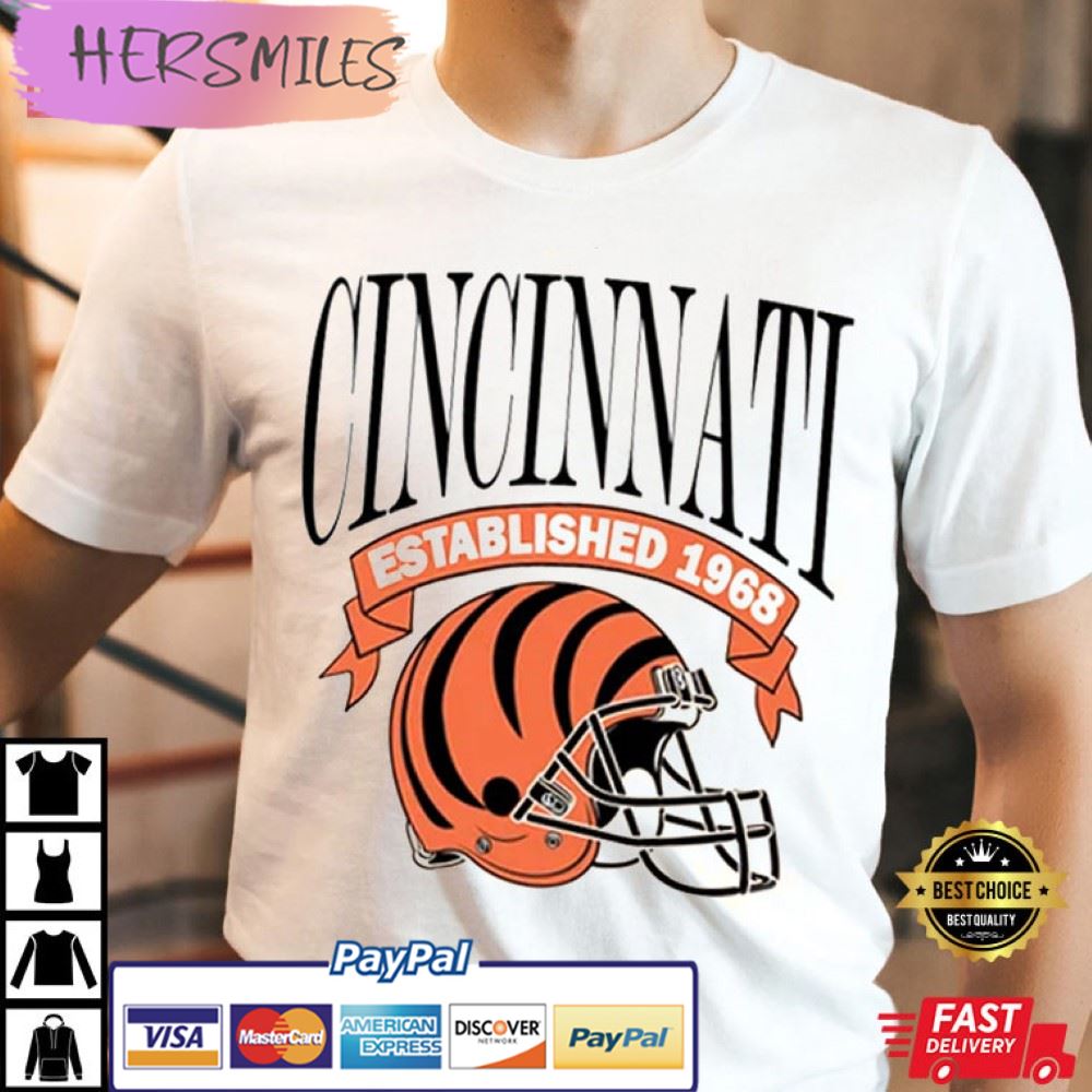 Cincinnati Bengals Established 1968 Best T-Shirt
