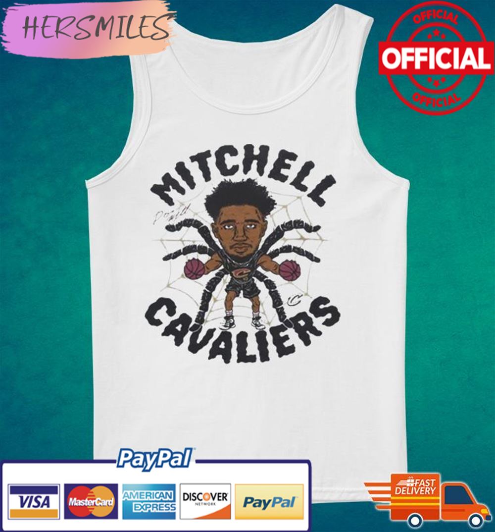Cleveland Cavs Donovan Mitchell Spida T-shirt Cleveland Cavs Donovan Mitchell Spida T-shirt