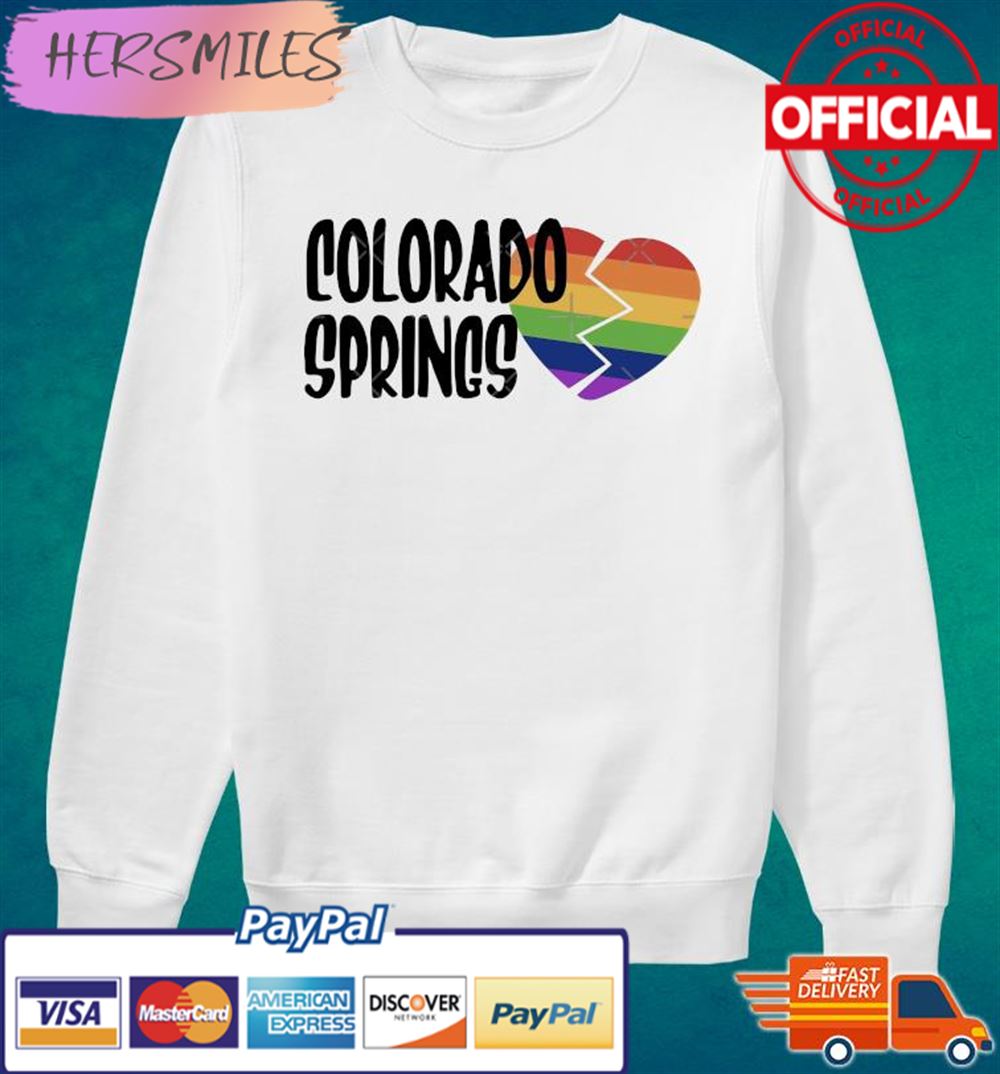 Club Q Colorado Springs Heart T-shirt Club Q Colorado Springs Heart T-shirt