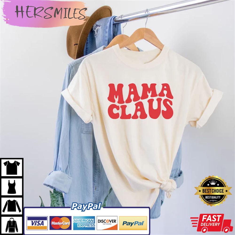 Daddy And Mama Claus Comfort Colors Couples sT-shirt