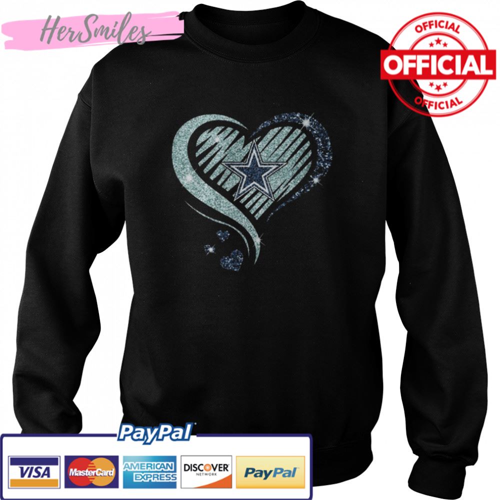 Dallas Cowboys football Heart Diamond shirt Dallas Cowboys football Heart Diamond shirt