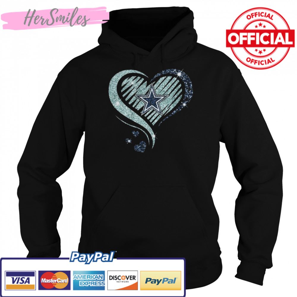 Dallas Cowboys football Heart Diamond shirt Dallas Cowboys football Heart Diamond shirt