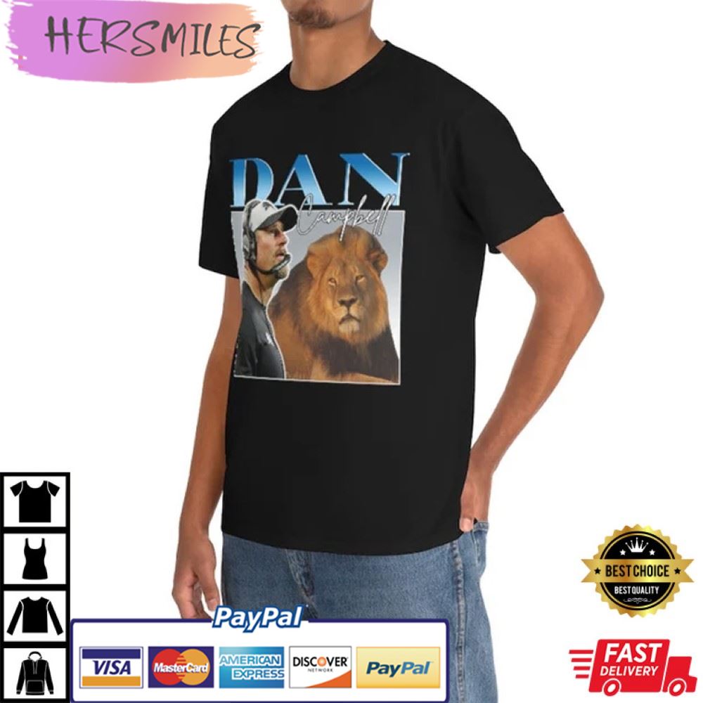 Dan Campbell Detroit Lions Grit Gift For Fan T-Shirt Dan Campbell Detroit Lions Grit Gift For Fan T-Shirt