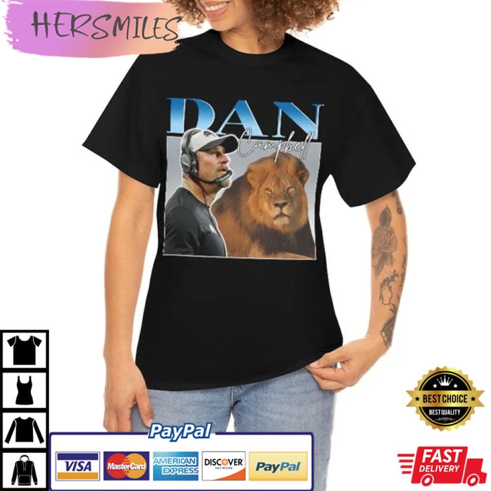 Dan Campbell Detroit Lions Grit Gift For Fan T-Shirt Dan Campbell Detroit Lions Grit Gift For Fan T-Shirt