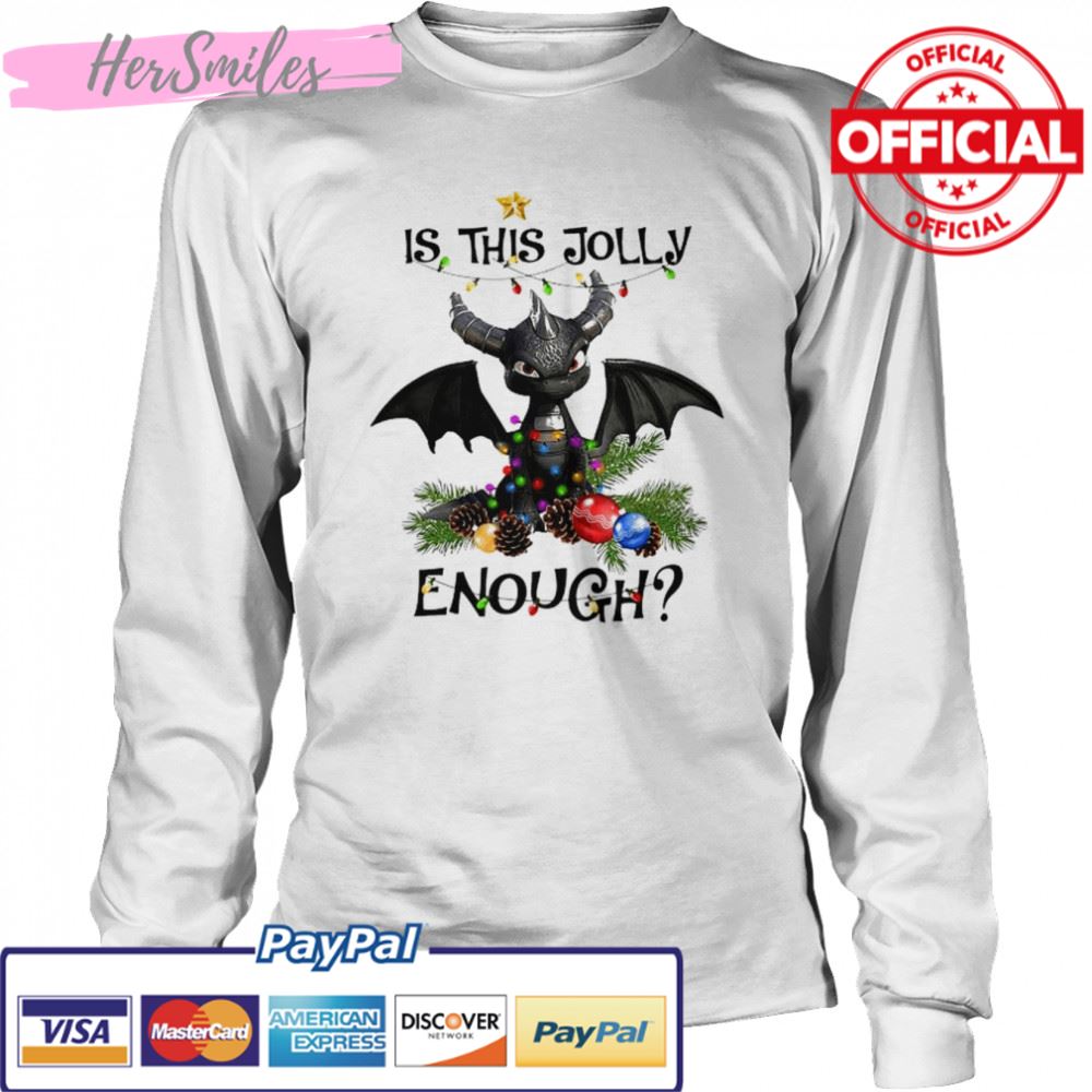 Dark Spyro is this Jolly enough Merry Christmas light shirt Dark Spyro is this Jolly enough Merry Christmas light shirt