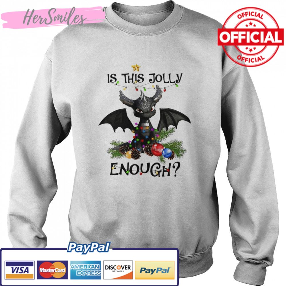 Dark Spyro is this Jolly enough Merry Christmas light shirt Dark Spyro is this Jolly enough Merry Christmas light shirt