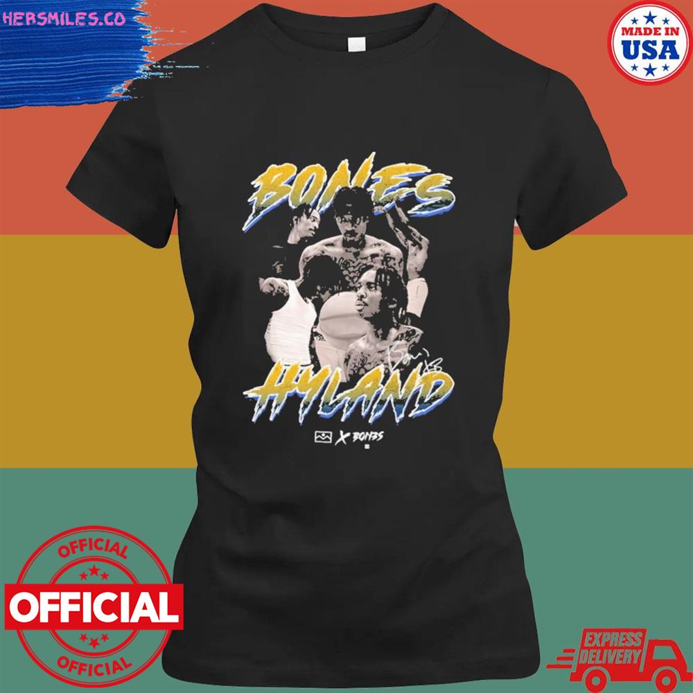 Denver Nuggets Bones Hyland Vintage Photo shirt Denver Nuggets Bones Hyland Vintage Photo shirt