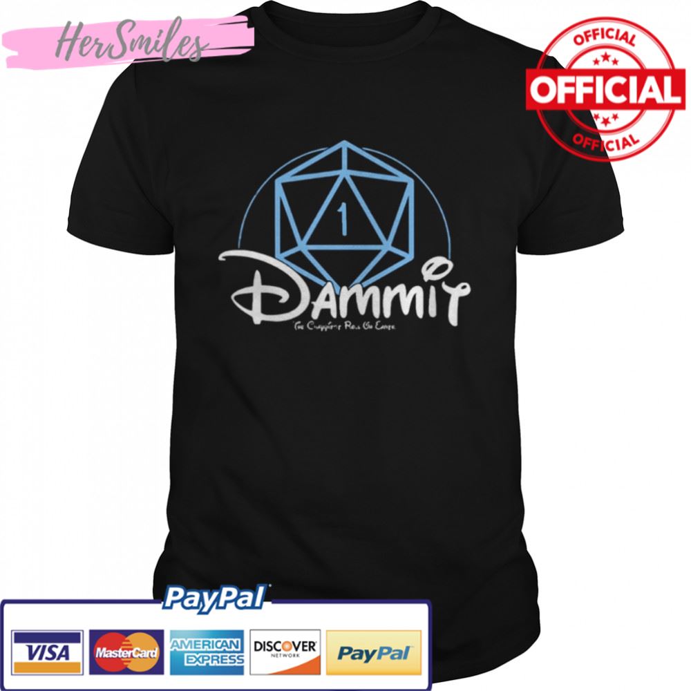 Disney Critical Fail Funny Dungeons And Dragons Dnd D20 Lover shirt