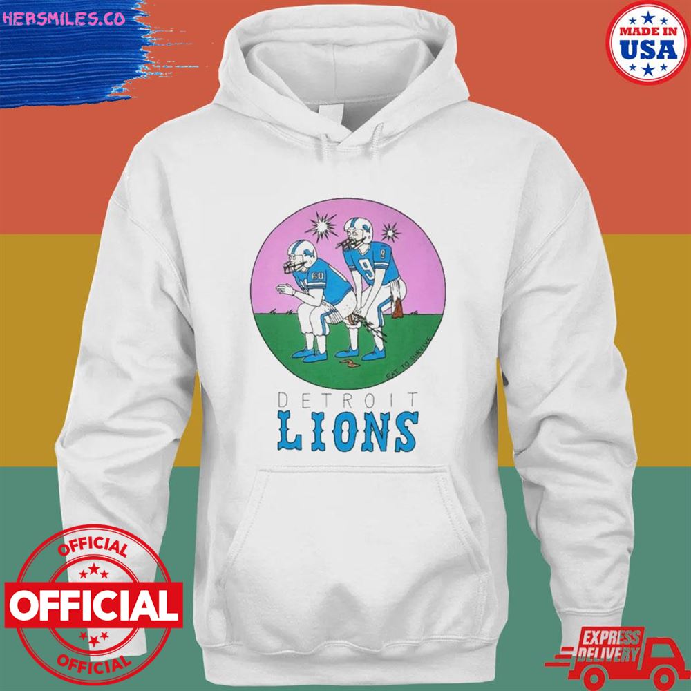 Eat to survive Detroit Lions T-shirt