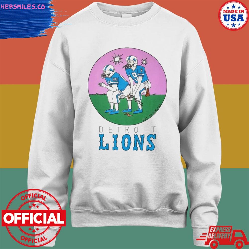Eat to survive Detroit Lions T-shirt Eat to survive Detroit Lions T-shirt