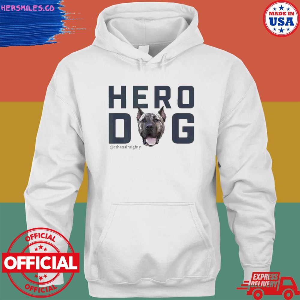 Ethanalmighty hero dog shirt