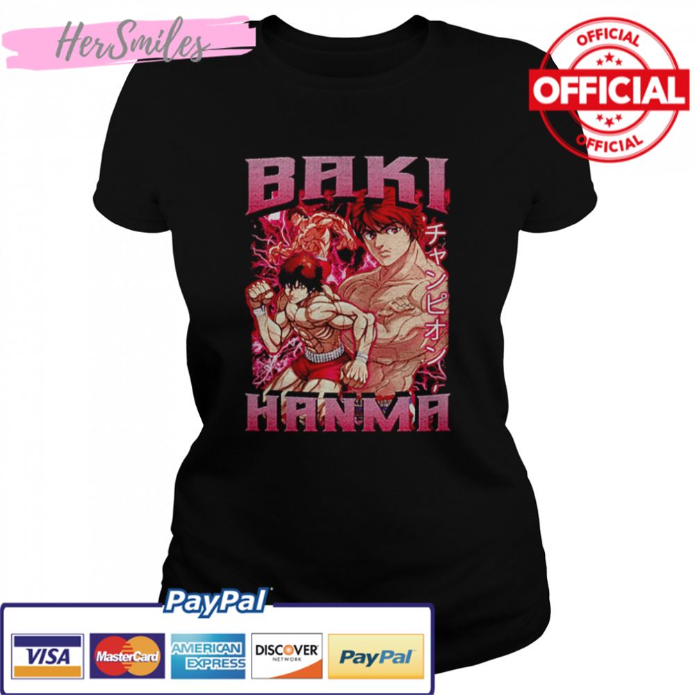 Hanma Baki Fight Yujiro Hanma Manga Baki The Grappler shirt