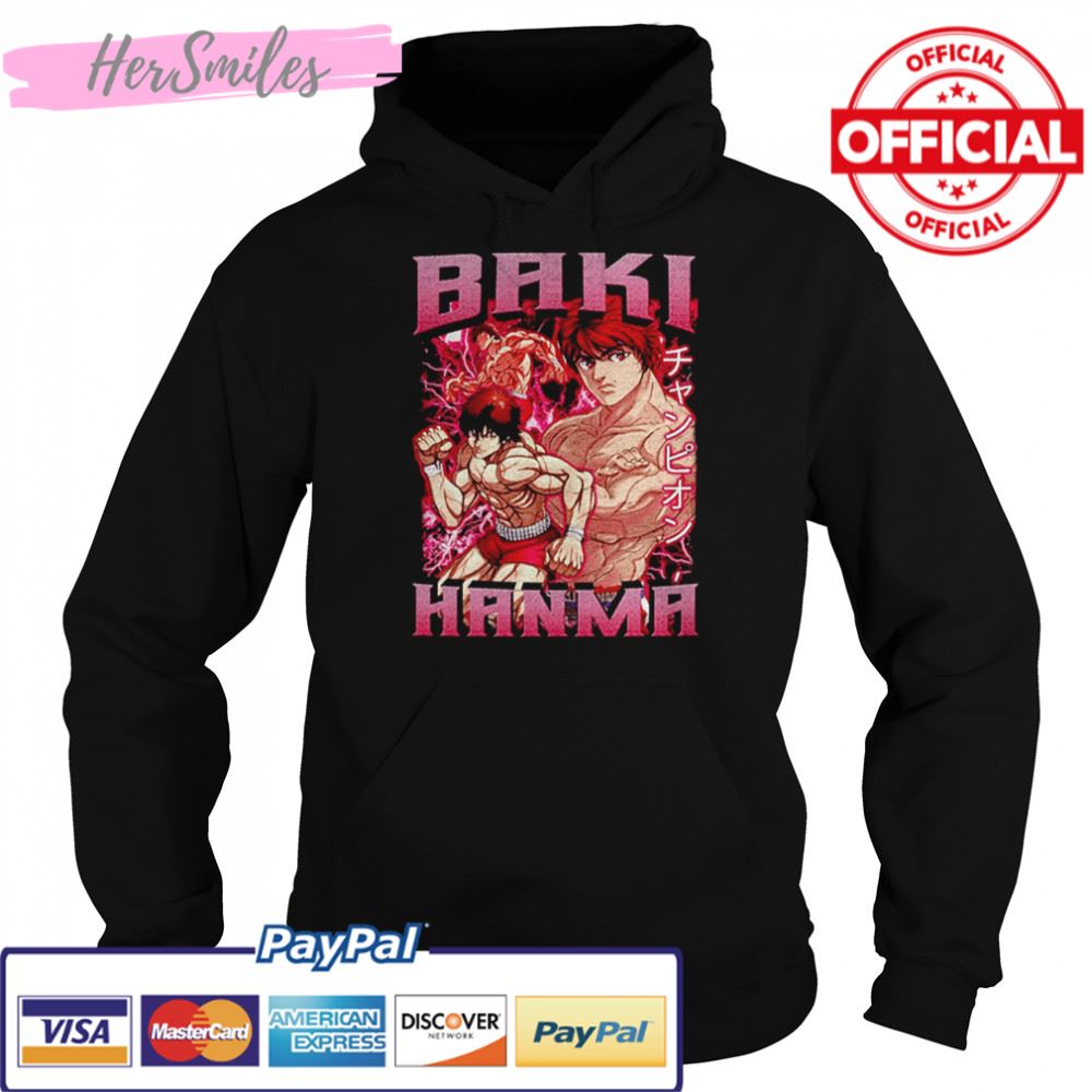 Hanma Baki Fight Yujiro Hanma Manga Baki The Grappler shirt Hanma Baki Fight Yujiro Hanma Manga Baki The Grappler shirt
