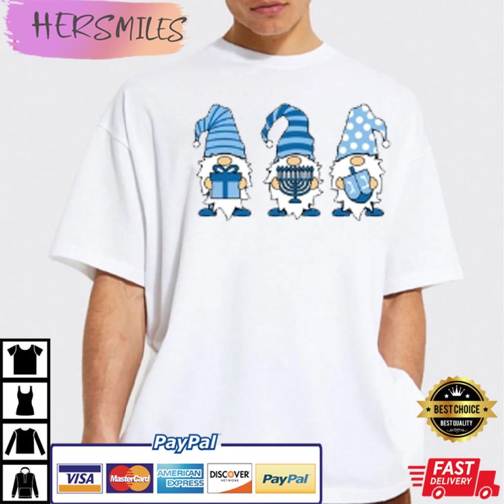 Happy Hanukkah Gnomes Lover Best T-Shirt Happy Hanukkah Gnomes Lover Best T-Shirt