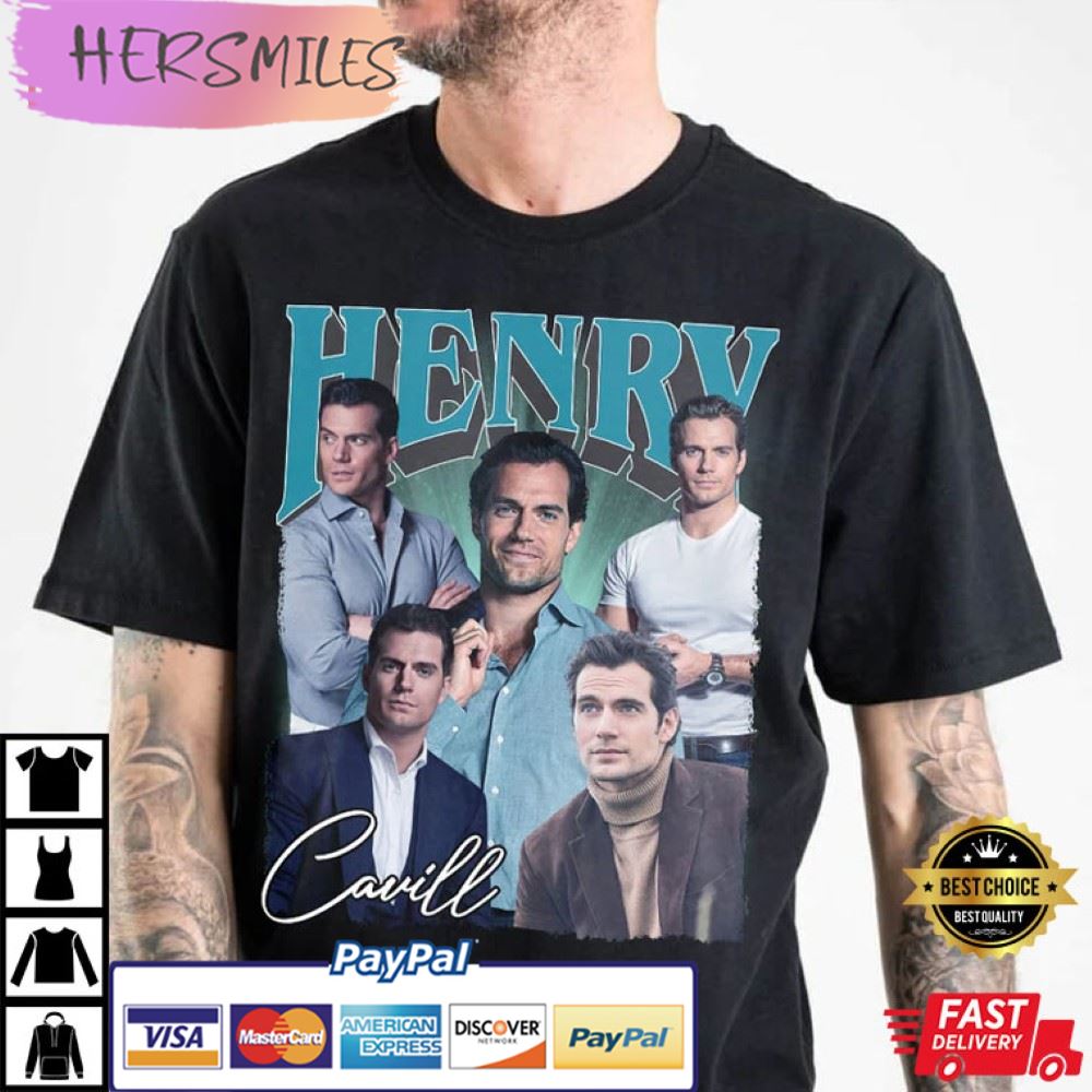 Henry Cavill Homage Gift For Fan T-Shirt