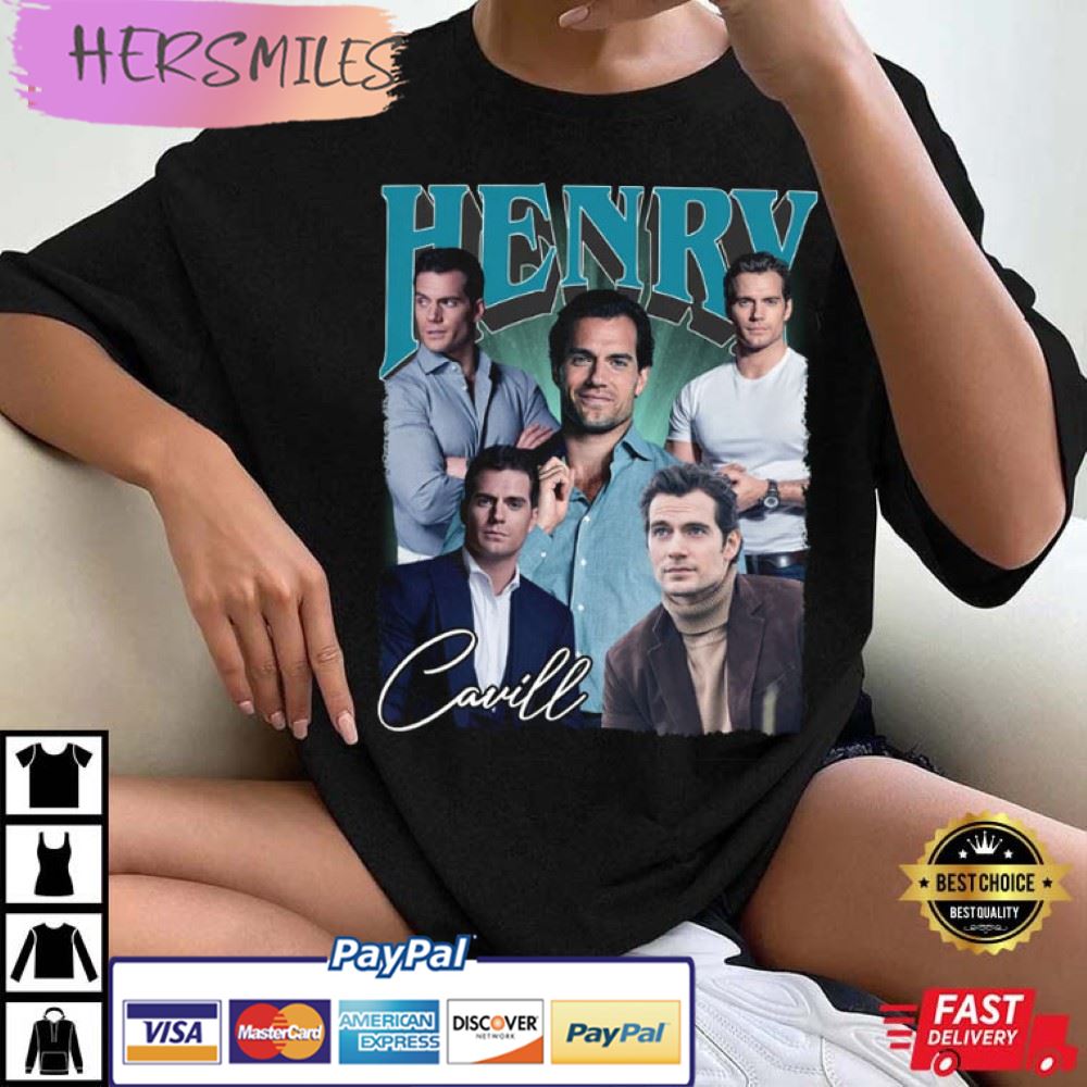Henry Cavill Homage Gift For Fan T-Shirt Henry Cavill Homage Gift For Fan T-Shirt