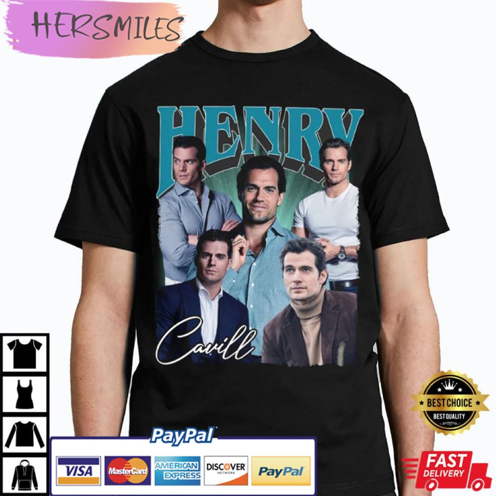 Henry Cavill Homage Gift For Fan T-Shirt Henry Cavill Homage Gift For Fan T-Shirt