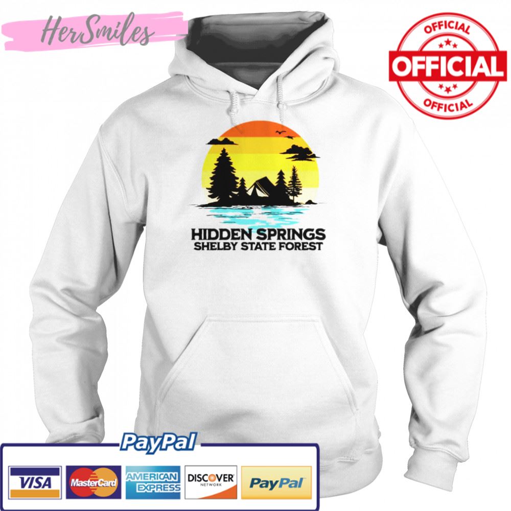 Hidden Springs Shelby State Forest Illinois Camping shirt Hidden Springs Shelby State Forest Illinois Camping shirt
