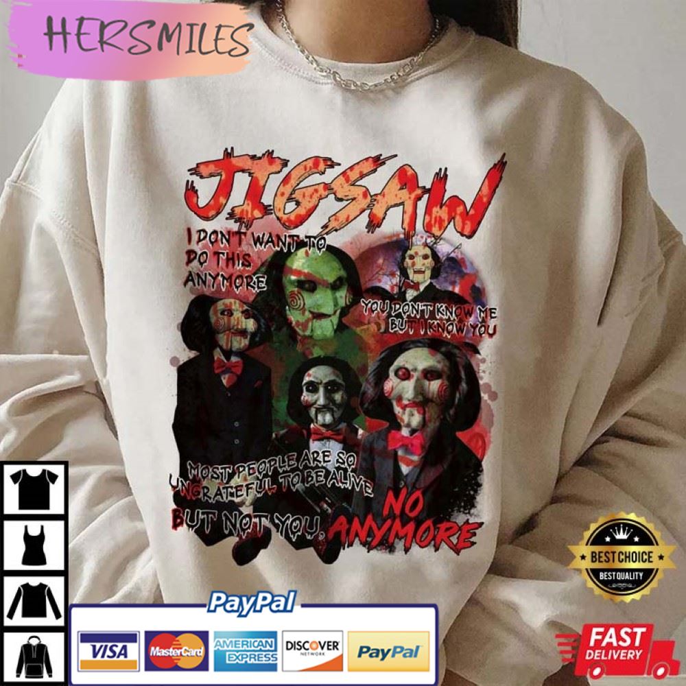 Horror Movie Halloween, Jigsaw Best T-Shirt Horror Movie Halloween, Jigsaw Best T-Shirt