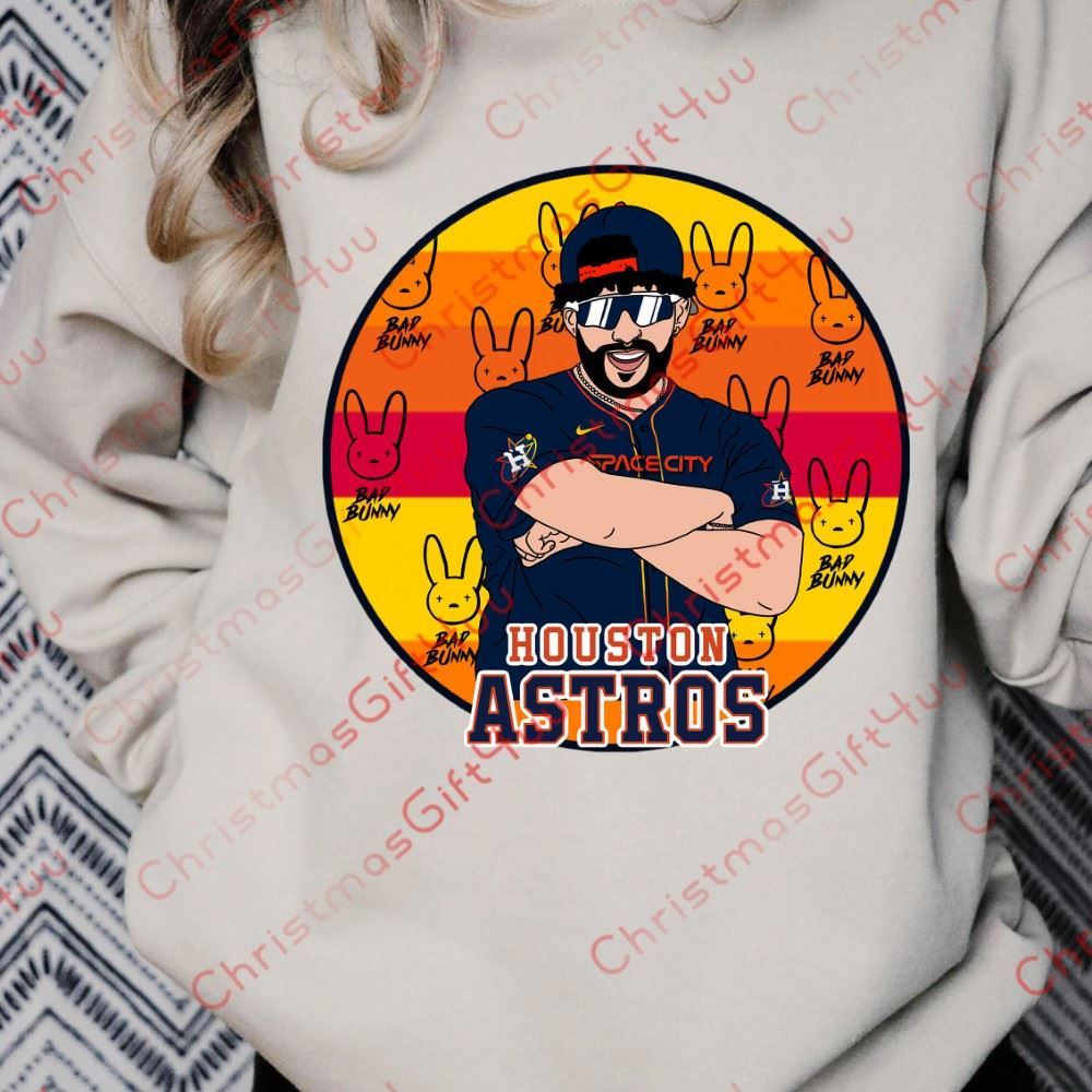 Houston Astros Bad Bunny World Series Champs 2022 T-Shirt
