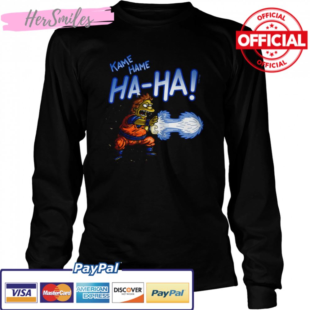 Kame Hame Ha Ha The Simpsons Goku Dragonball Z shirt Kame Hame Ha Ha The Simpsons Goku Dragonball Z shirt