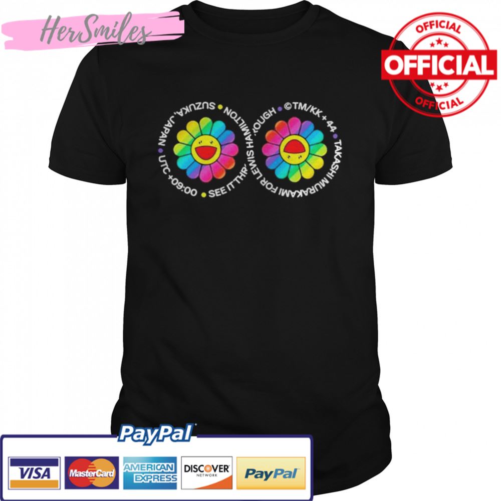 Lewis Hamilton +44 x Takashi Murakami Speedway shirt