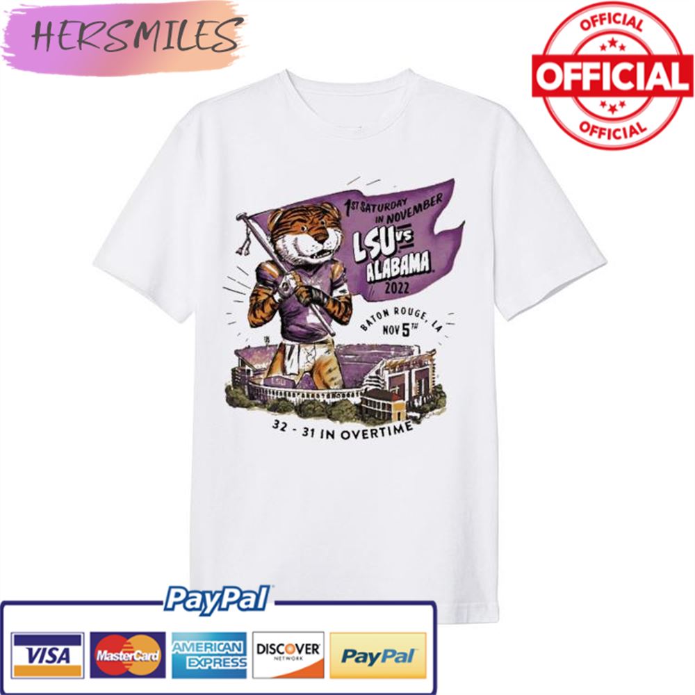 LSU Tigers Beat Bama Crimson Tide 32-31 T-shirt