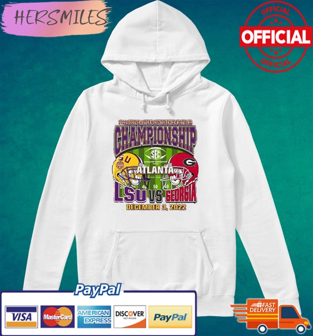 LSU Vs Georgia SEC Championship Game Match Up 2022 T-shirt