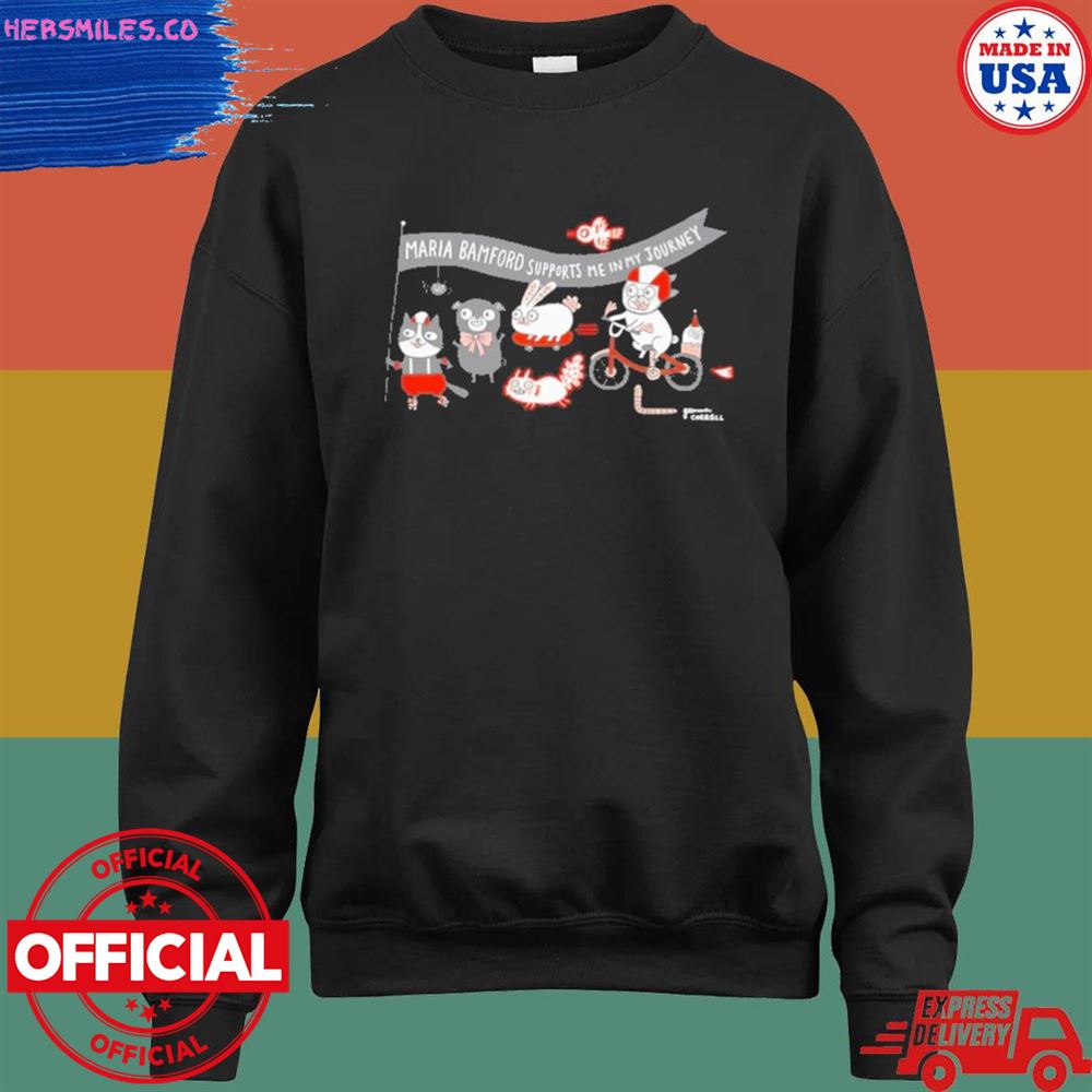Maria Bamford supports me in my Journey T-shirt Maria Bamford supports me in my Journey T-shirt
