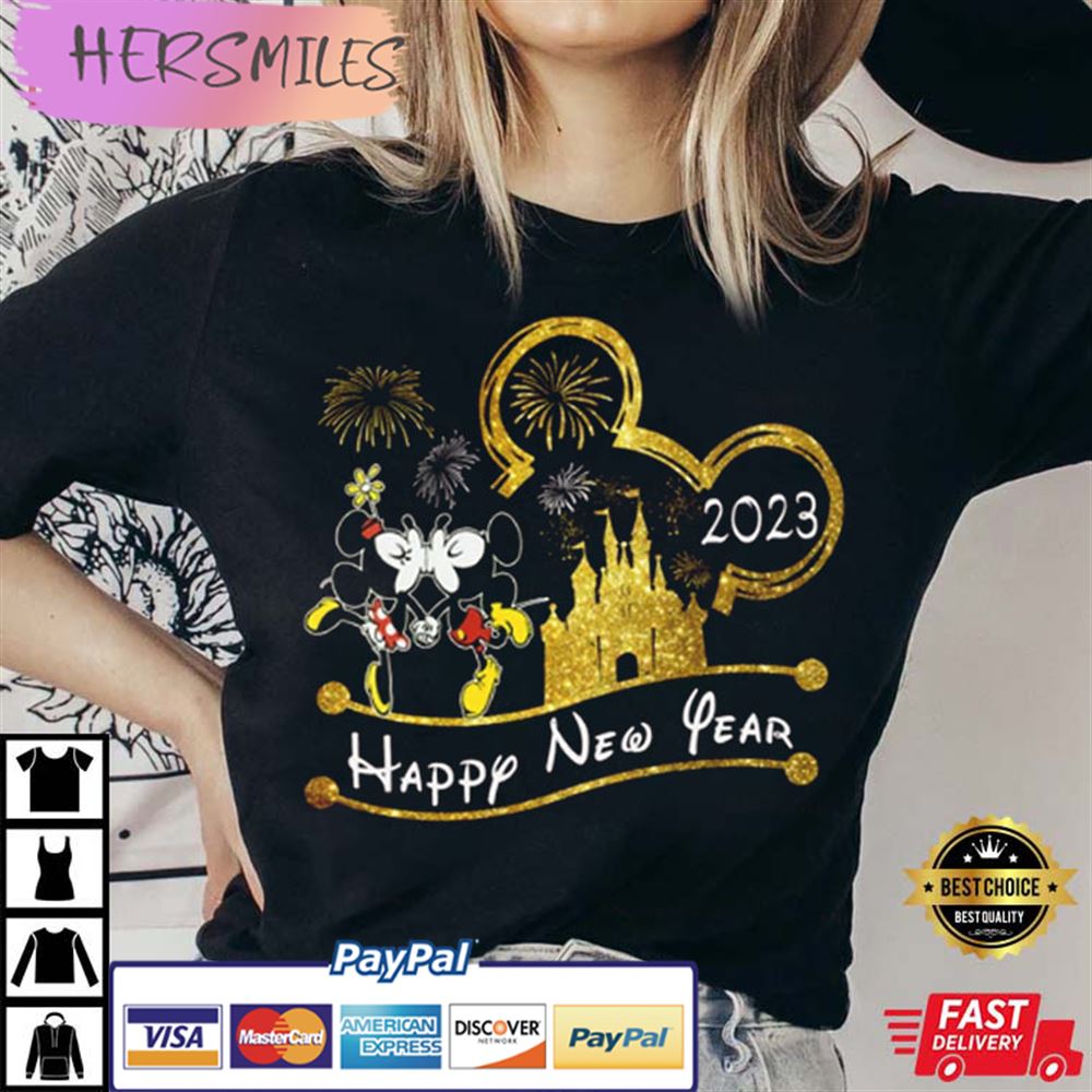 Mickie Minnie Trip Happy New Year 2023 T-shirt Mickie Minnie Trip Happy New Year 2023 T-shirt