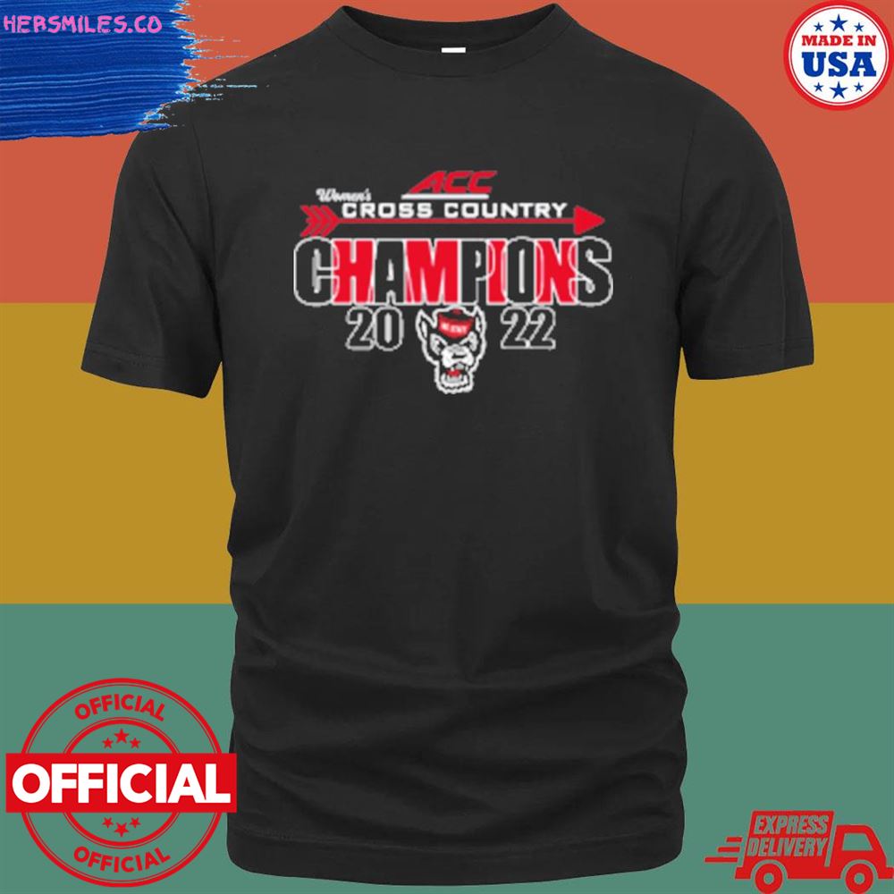 Nc state wolfpack 2022 women’s cross country acc champion shirt