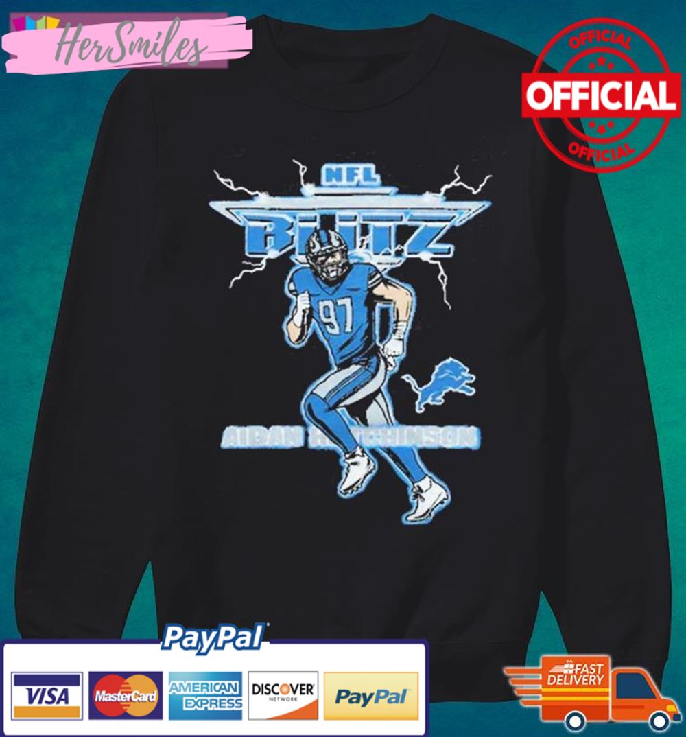 NFL Blitz Detroit Lions Aidan Hutchinson shirt NFL Blitz Detroit Lions Aidan Hutchinson shirt