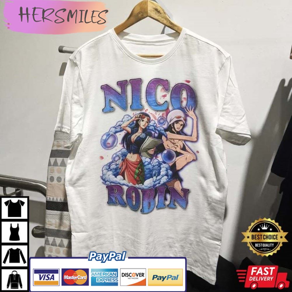 Nico Robin, One Piece Anime Gift For Fan T-Shirt Nico Robin, One Piece Anime Gift For Fan T-Shirt