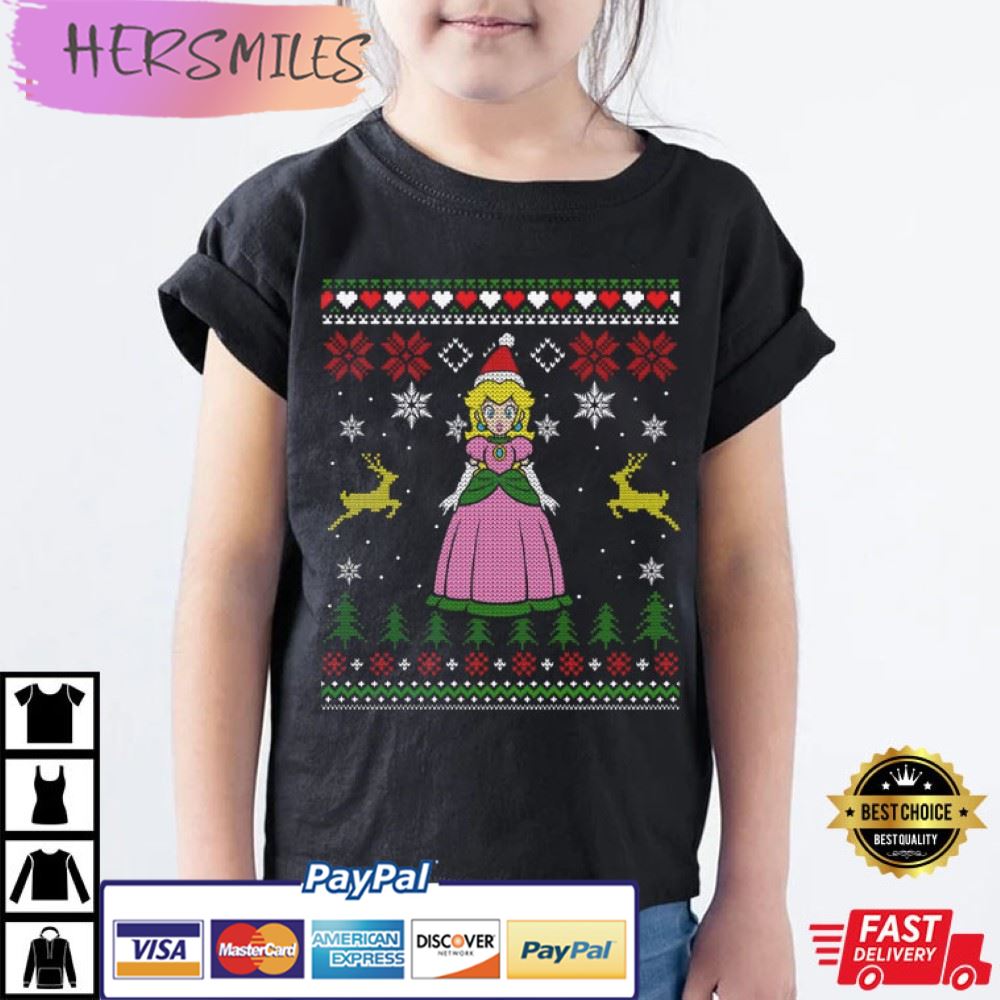 Nintendo Super Mario Princess Peach Christmas Best T-Shirt Nintendo Super Mario Princess Peach Christmas Best T-Shirt