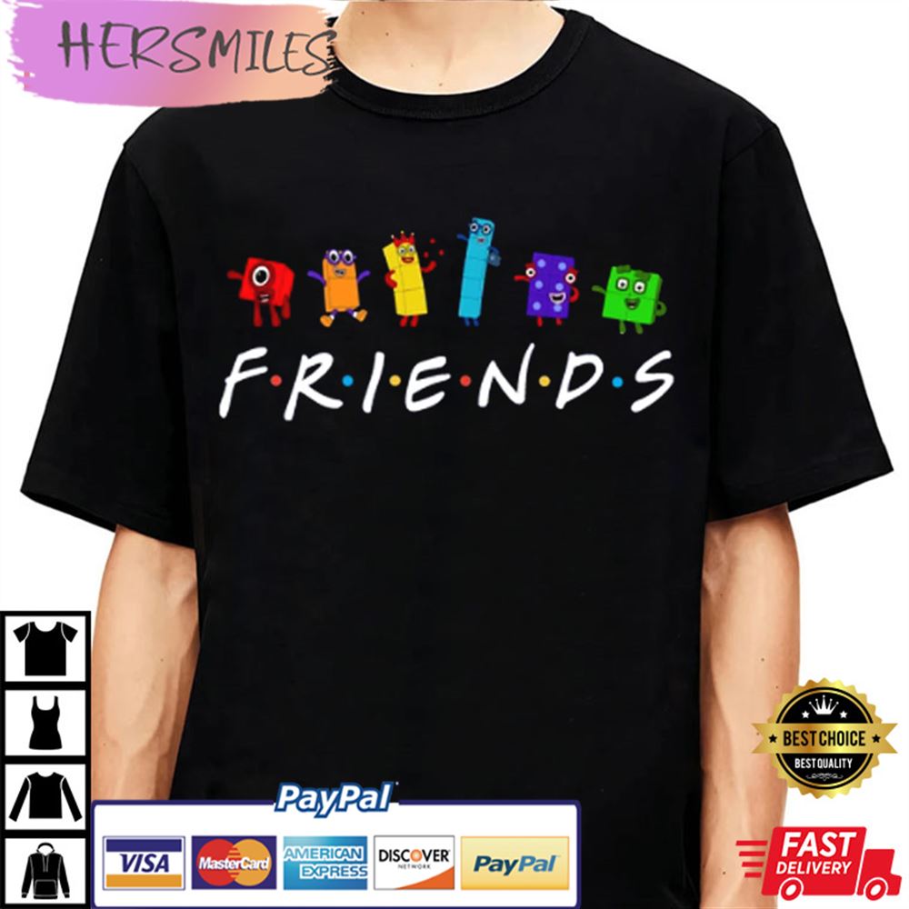 Numberblocks Friends Birthday Unisex Best T-shirt