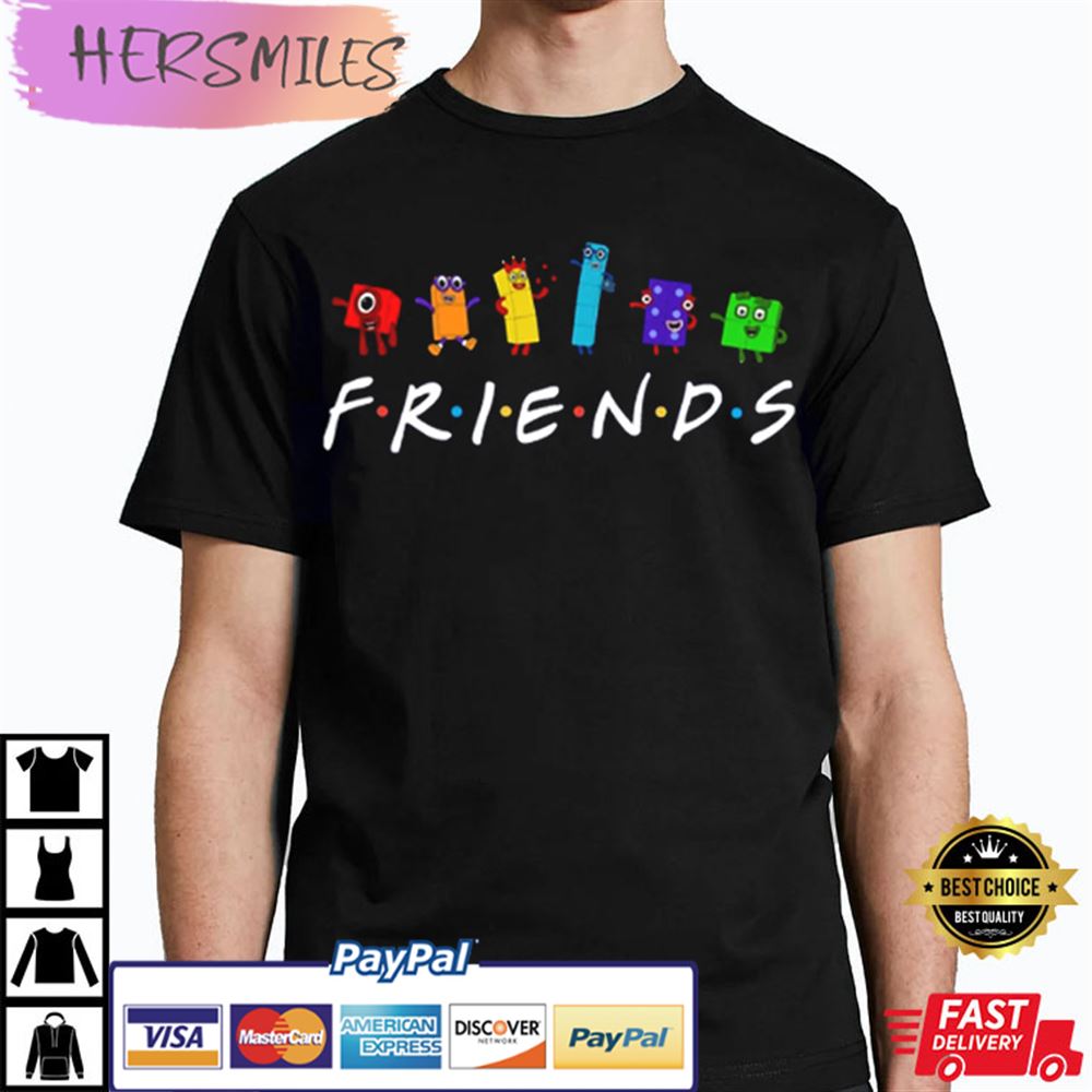 Numberblocks Friends Birthday Unisex Best T-shirt