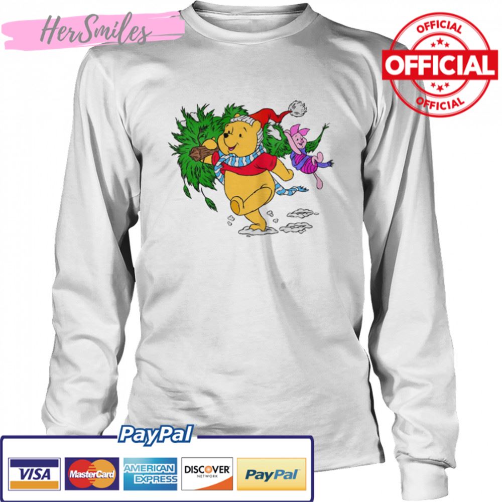 Picking Up The Christmas Tree Winnie The Pooh shirt Picking Up The Christmas Tree Winnie The Pooh shirt
