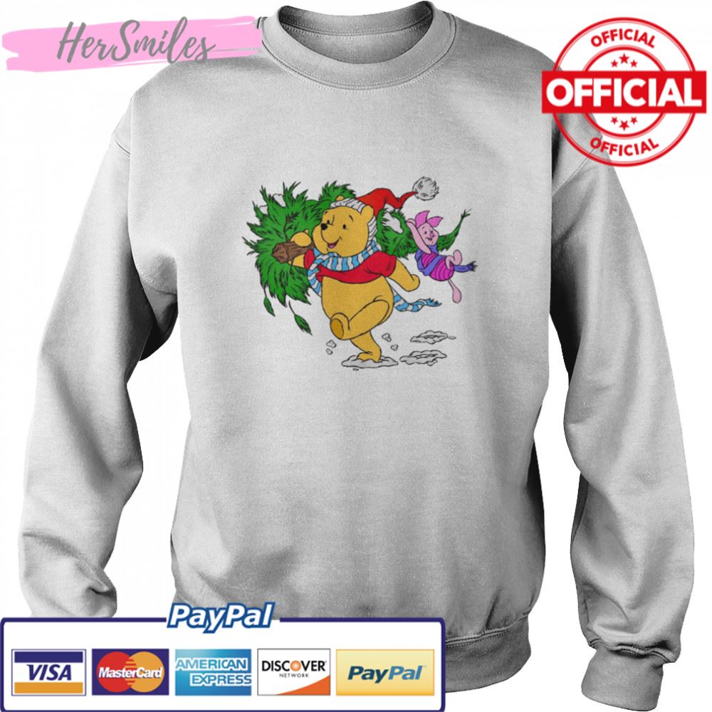 Picking Up The Christmas Tree Winnie The Pooh shirt Picking Up The Christmas Tree Winnie The Pooh shirt