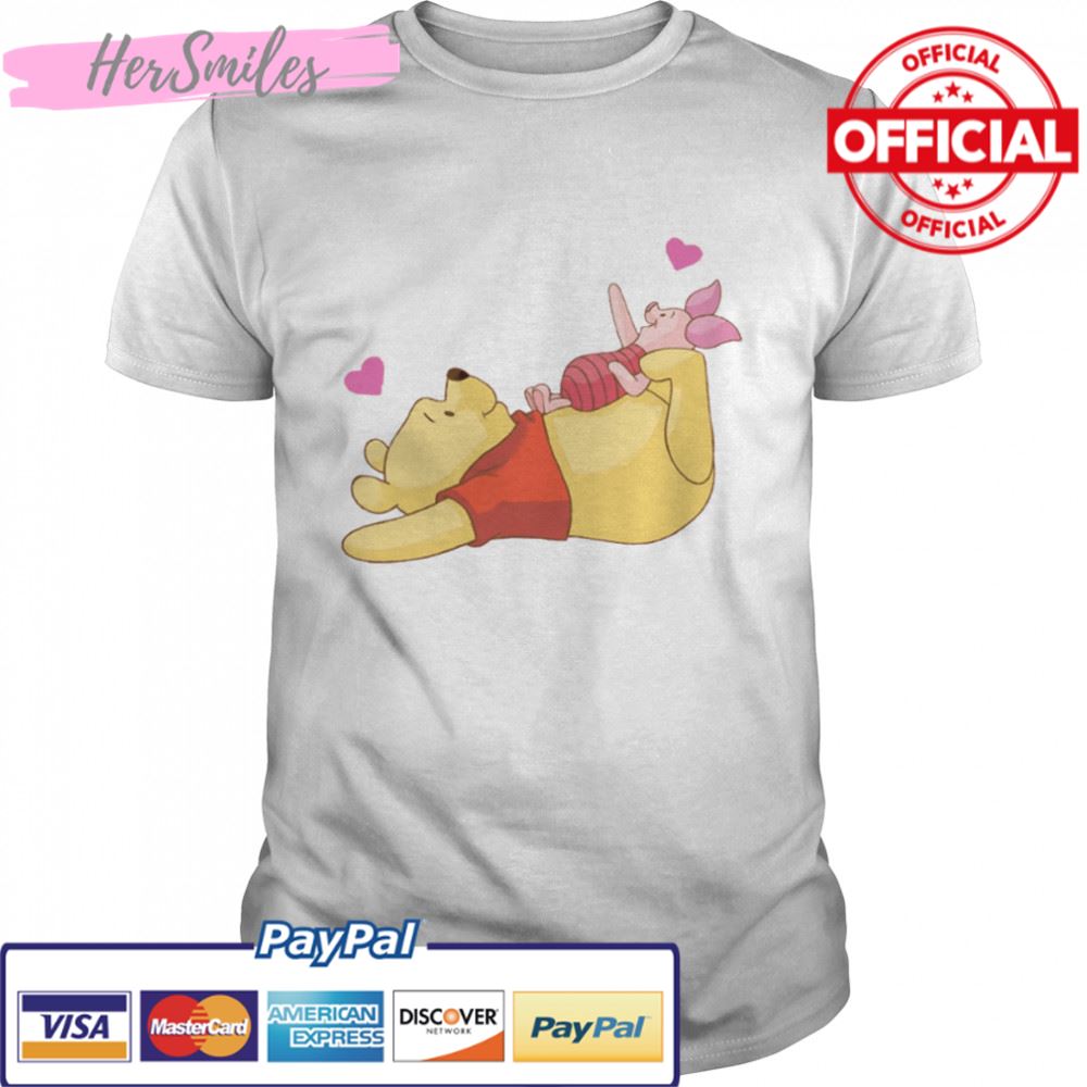 Piglet And Winnie Playing In Winnie The Pooh shirt