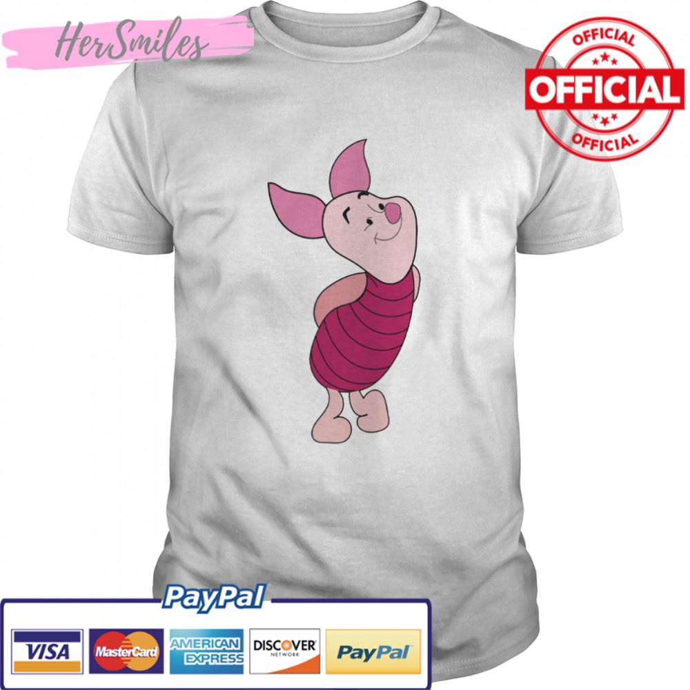 Pink Design Piglet In Winnie The Pooh shirt