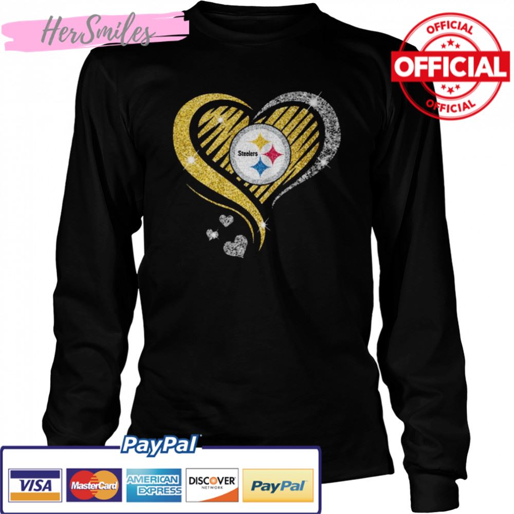 Pittsburgh Steelers football Heart Diamond shirt Pittsburgh Steelers football Heart Diamond shirt