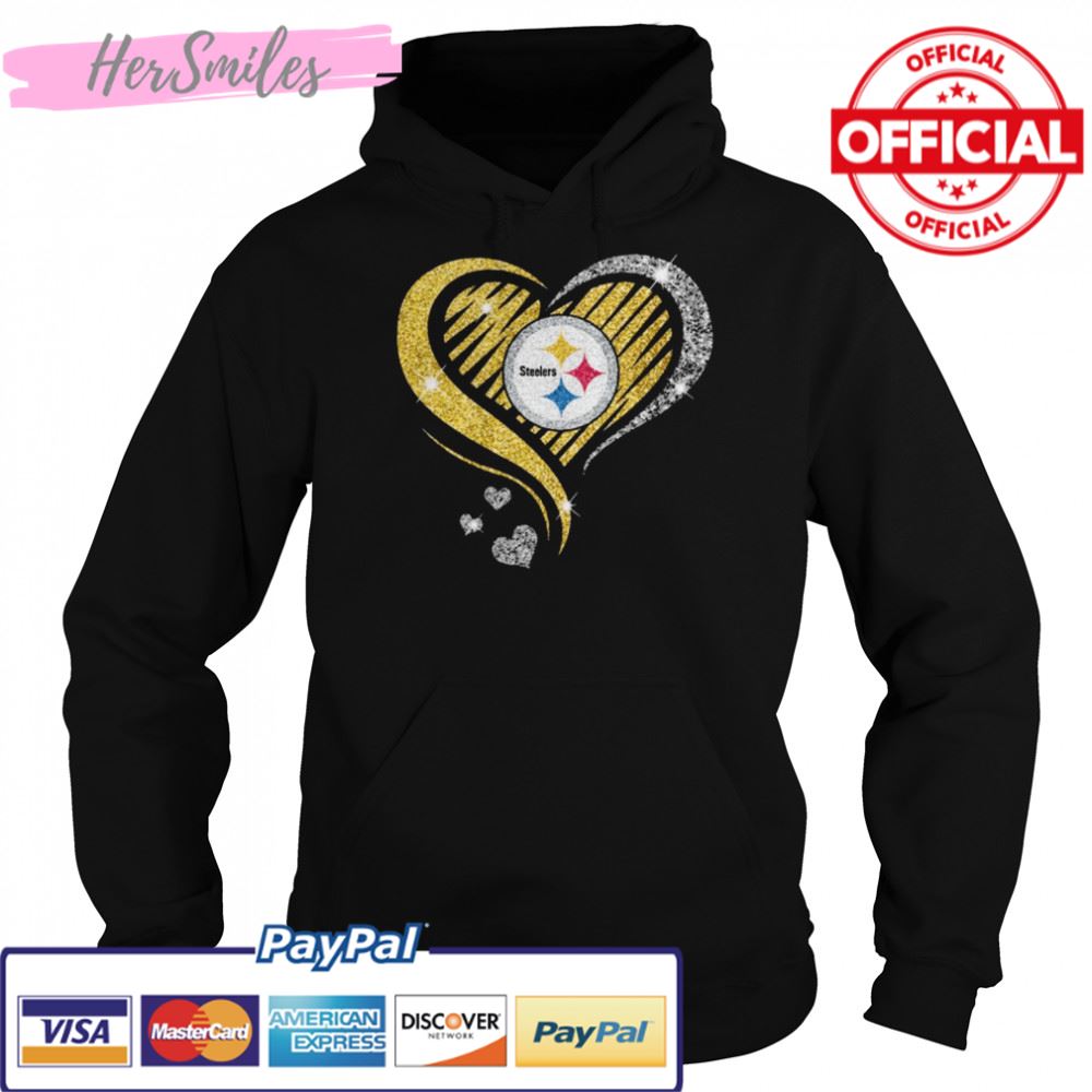 Pittsburgh Steelers football Heart Diamond shirt Pittsburgh Steelers football Heart Diamond shirt