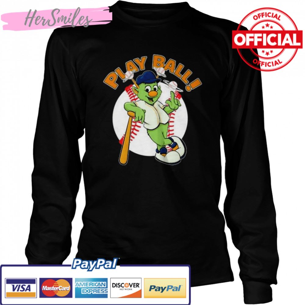 Play Ball Houston Astros 2022 World Series Orbit Mascot Shirt Play Ball Houston Astros 2022 World Series Orbit Mascot Shirt
