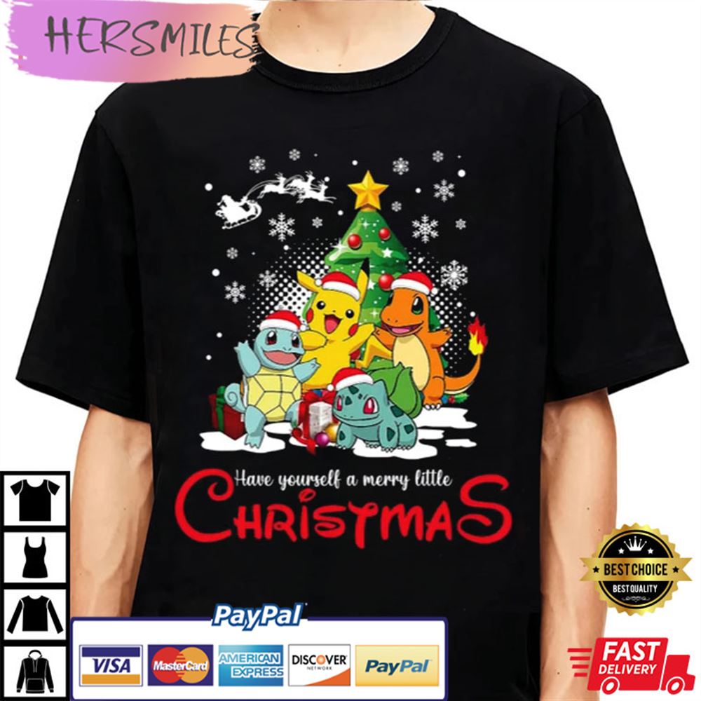 Pokemon Christmas, Have Yourself Best T-shirt Pokemon Christmas, Have Yourself Best T-shirt